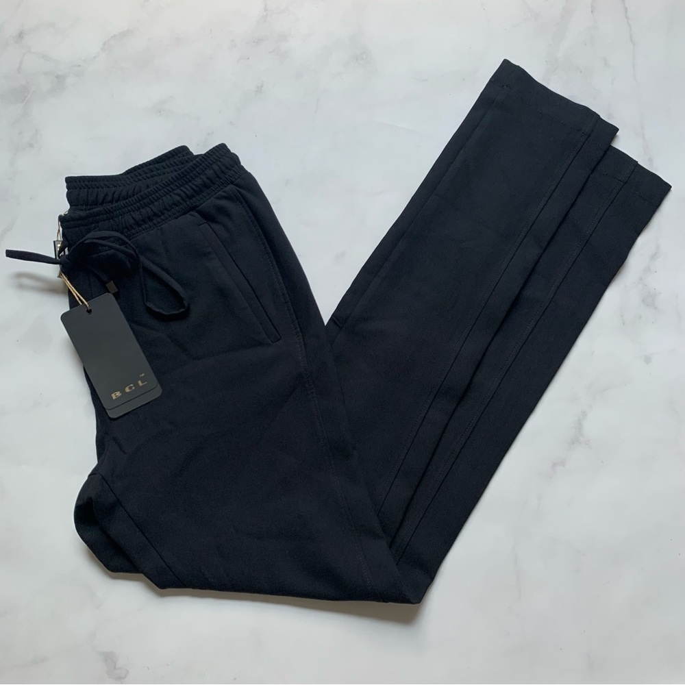 BGL Wool Blend Slim Fit Trousers Drawstring Tailored Pants Size XS NWT - Picture 2 of 13